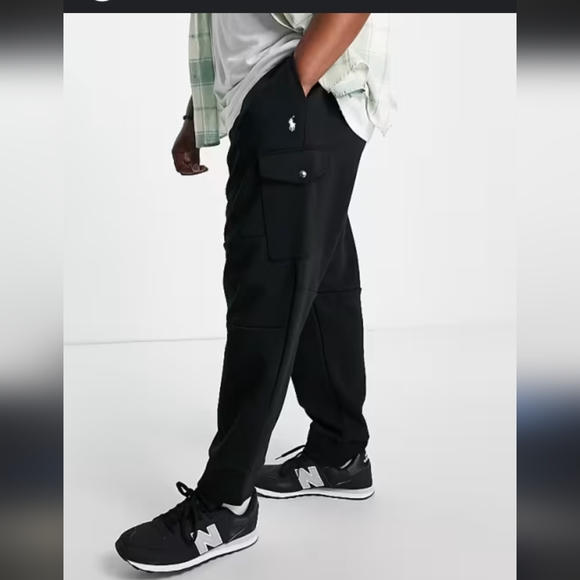 Polo Ralph Lauren Double-Knit Cargo Jogger Pant Size XXL Black - Picture 2 of 11